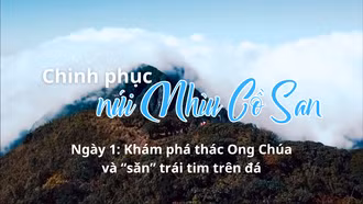 Ngày 1: Khám phá thác Ong Chúa và “săn” trái tim trên đá