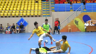 9 câu lạc bộ tranh tài tại Giải Vô địch Futsal tỉnh Lào Cai năm 2024