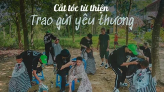 Cắt tóc từ thiện - trao gửi yêu thương