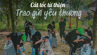 Cắt tóc từ thiện - trao gửi yêu thương