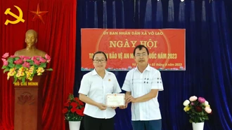 Xã Võ Lao tổ chức Ngày hội toàn dân bảo vệ an ninh Tổ quốc năm 2023