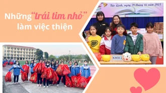 Những “trái tim nhỏ” làm việc thiện