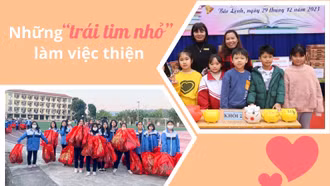 Những “trái tim nhỏ” làm việc thiện