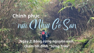 Ngày 2: Băng rừng nguyên sinh, chạm tới đỉnh “Sừng Trâu”