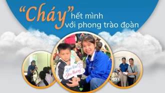 “Cháy” hết mình với phong trào đoàn
