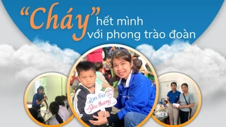 “Cháy” hết mình với phong trào đoàn