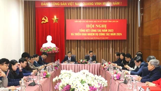 Liên hiệp các Hội Khoa học và Kỹ thuật tỉnh tổng kết công tác năm 2023 và triển khai nhiệm vụ công tác năm 2024