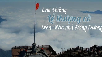 Linh thiêng Lễ thượng cờ trên “Nóc nhà Đông Dương”