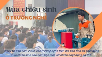 Mùa chiêu sinh ở trường nghề 