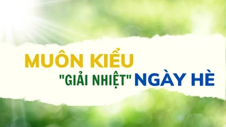 Muôn kiểu “giải nhiệt” ngày hè