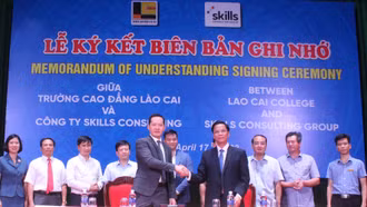 Trường Cao đẳng Lào Cai ký kết hợp tác với Công ty Skills Consulting (New Zealand)