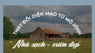 Thay đổi diện mạo từ mô hình “Nhà sạch, vườn đẹp”