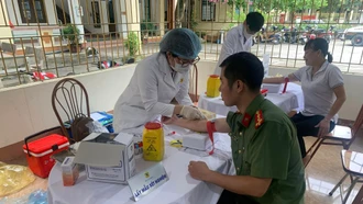 Công an tỉnh Lào Cai tổ chức chương trình chăm sóc sức khỏe, tầm soát ung thư cho các bộ, chiến sĩ toàn đơn vị