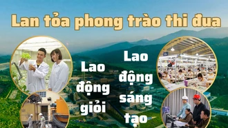 Lan tỏa phong trào thi đua “Lao động giỏi, lao động sáng tạo”