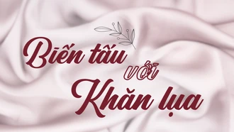 Biến tấu với khăn lụa