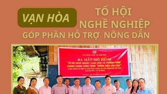 Vạn Hòa: Tổ hội nghề nghiệp góp phần hỗ trợ nông dân