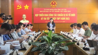 Triển khai công tác tổ chức kỳ thi tốt nghiệp THPT năm 2023