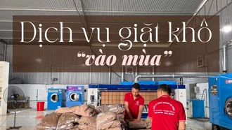 Dịch vụ giặt khô “vào mùa”