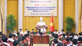 Công bố Lệnh của Chủ tịch nước về tám luật thông qua tại Kỳ họp thứ 5, Quốc hội khóa XV