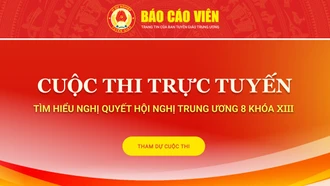 Triển khai Cuộc thi trực tuyến tìm hiểu Nghị quyết Hội nghị Trung ương 8 khóa XIII