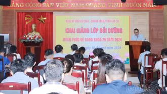 92 học viên tham gia bồi dưỡng nhận thức về Đảng khóa 79