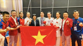 Karate Việt Nam kết thúc SEA Games 32 với 6 HCV, gấp đôi chỉ tiêu đề ra