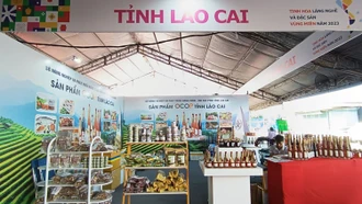 Sản phẩm OCOP Lào Cai trưng bày tại Chương trình “Tinh hoa làng nghề và đặc sản vùng miền năm 2023”