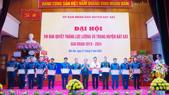 Huyện Bát Xát tổ chức Đại hội thi đua Quyết thắng lực lượng vũ trang giai đoạn 2019 - 2024