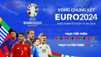 VTV phát sóng VCK EURO 2024