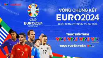 VTV phát sóng VCK EURO 2024