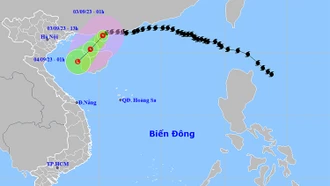 Thời tiết ngày 3/9: Bão số 3 suy yếu thành áp thấp nhiệt đới, Nam Tây Nguyên và Nam Bộ có mưa