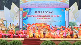 Khai mạc Lễ hội Đền Hùng và Tuần Văn hóa - Du lịch Đất Tổ