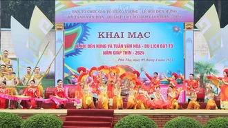 Khai mạc Lễ hội Đền Hùng và Tuần Văn hóa - Du lịch Đất Tổ