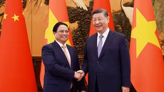 Thủ tướng Phạm Minh Chính hội kiến Tổng Bí thư, Chủ tịch nước Trung Quốc Tập Cận Bình