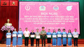 Biểu dương 46 tập thể, cá nhân điển hình tiên tiến trong phong trào Toàn dân bảo vệ an ninh Tổ quốc giai đoạn 2019 - 2024