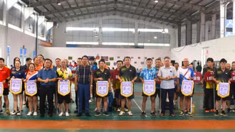 Khai mạc Giải cầu lông - bóng bàn trung, cao tuổi năm 2023