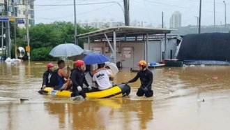 Mưa lũ tại Hàn Quốc khiến ít nhất 39 người thiệt mạng