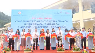 Khánh thành Trường THCS thị trấn Si Ma Cai
