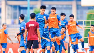 Những thay đổi trong danh sách tuyển Việt Nam chuẩn bị cho trận giao hữu gặp Syria