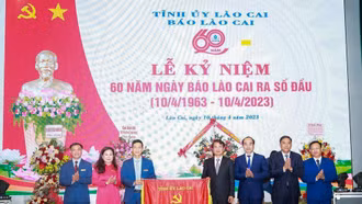 Báo Lào Cai long trọng kỷ niệm 60 năm ngày ra số đầu 