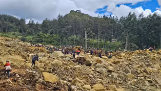 Hơn 300 người có thể đã thiệt mạng trong thảm kịch lở đất ở Papua New Guinea