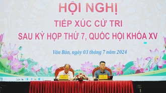 Đoàn đại biểu Quốc hội tỉnh tiếp xúc cử tri tại huyện Văn Bàn