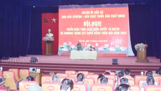 Bắc Hà triển khai thực hiện Nghị quyết 10 và chương trình xây dựng nông thôn mới năm 2023