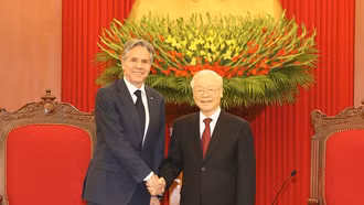 Tổng Bí thư Nguyễn Phú Trọng tiếp Ngoại trưởng Hoa Kỳ Antony Blinken