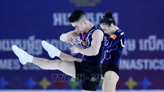 SEA Games 32: Việt Nam thắng tuyệt đối ở môn aerobic