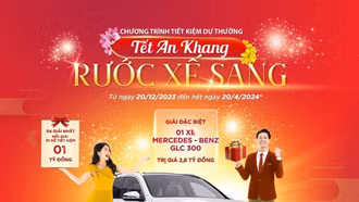 Chương trình tiết kiệm dự thưởng "Tết an khang - rước xế sang"