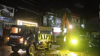 Thị xã Sa Pa kịp thời khắc phục hậu quả mưa lũ tối 4/8