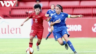 Đội tuyển nữ Việt Nam vào bán kết SEA Games 32 dù thua đội tuyển nữ Philippines