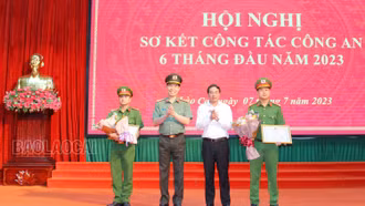Sơ kết công tác công an 6 tháng đầu năm 2023