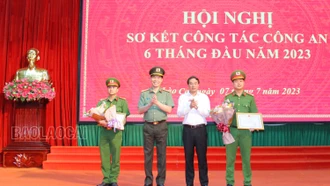 Sơ kết công tác công an 6 tháng đầu năm 2023